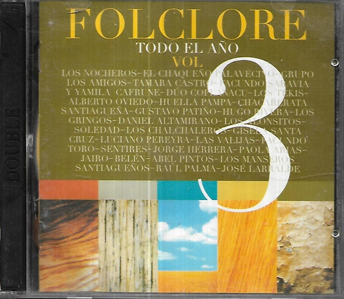 Artistas Varios Album Folclore Todo El Año 3 Emi Cd Doble