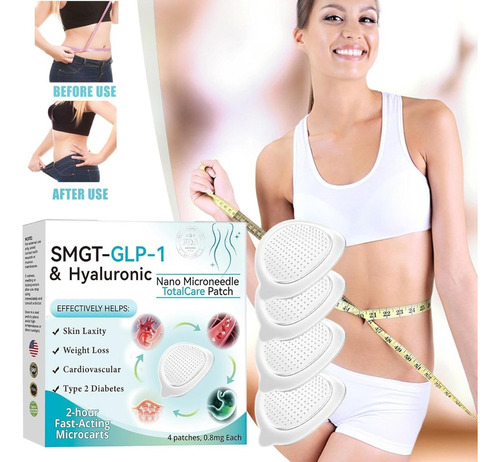 Parches, 4 Hojas De Parche Corporal Con Microagujas,