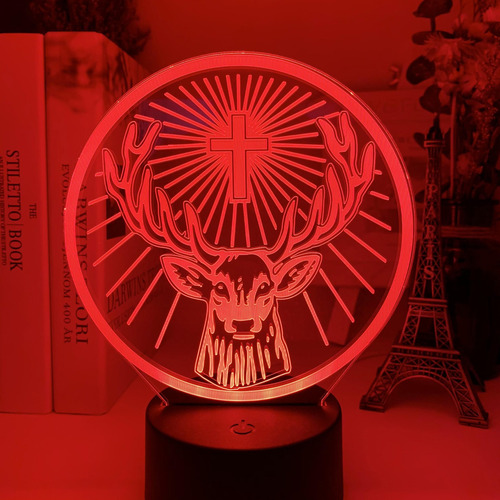Lámpara De Luz De Noche Led Jagermeister 16 Colores Cambiar