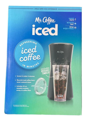 Cafetera Mr. Coffe Iced Con Vaso Reutilizable Practica