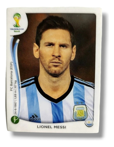 Lionel Messi Estampa #430 Panini Mundial Brasil 2014