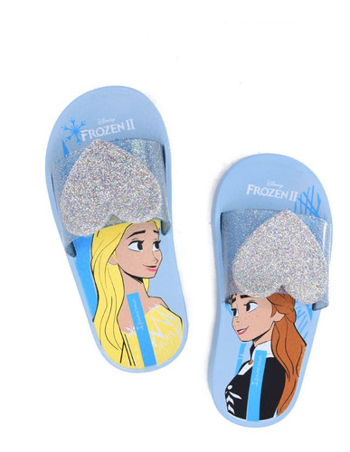 Sandalia Playera De Faja Disney Frozen Elsa Y Anna