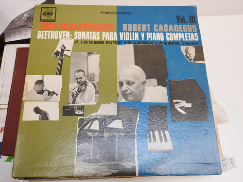 V6278 - Beethoven: Sonatas Para Violin Y Piano Vol Iii L58 