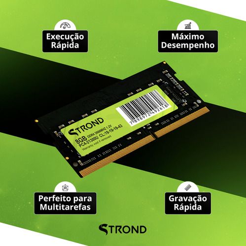Memoria Ram 16gb Ddr4 2400mhz Dimm Desktop Strond