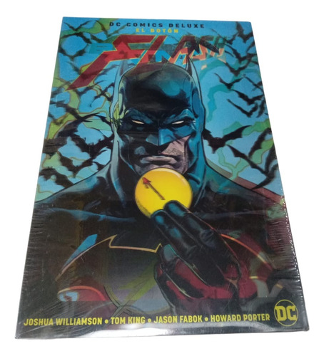 Batman Flash El Botón Deluxe En Español Portada Lenticular