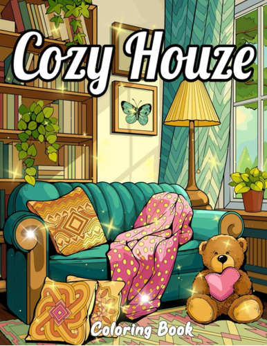 Libro: Cozy House Coloring Book: An Adult Coloring Book Peac