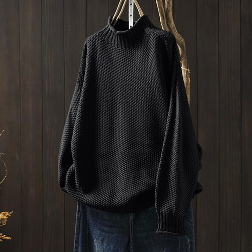 A Jersey Para Mujer, Cuello En V, Manga Larga Y Talla