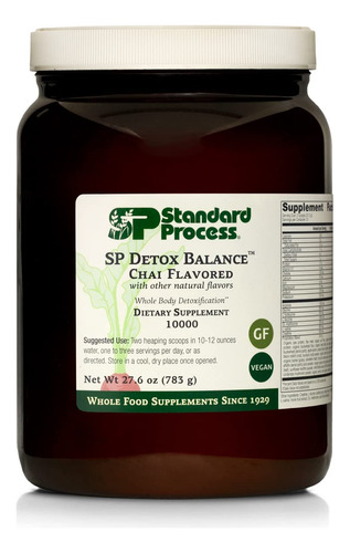 Standard Process Sp Detox Balance Chai - Frmula De Limpieza