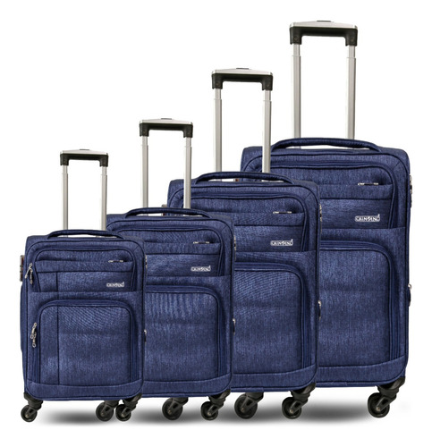 Set Maleta Para Viajes 4 Piezas Valijia