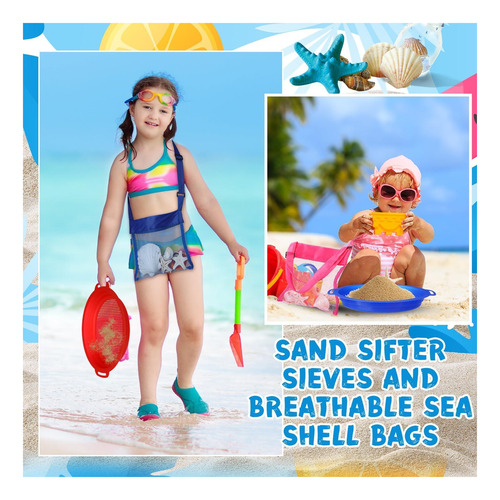 Vercanmonth 4 Pcs Beach Sand Tams Y Bolsas De Playa De De De