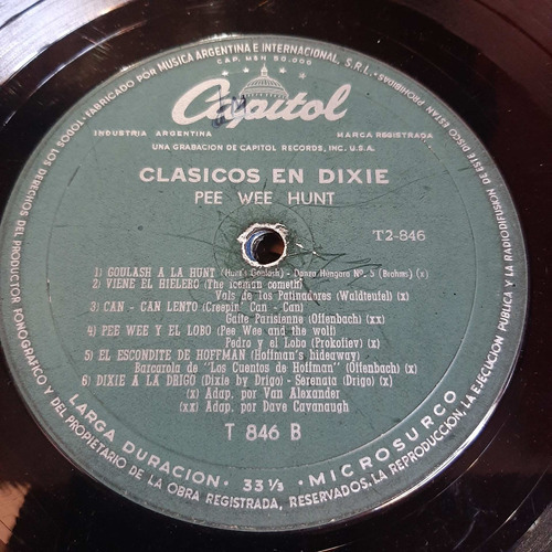 Sin Tapa Disco Pee Wee Hunt Clasicos En Dixie Si0