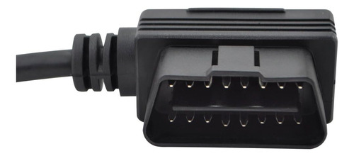Ikkegol Obdii Obd2 16 Pin Conector De Ángulo Derecho Mach...