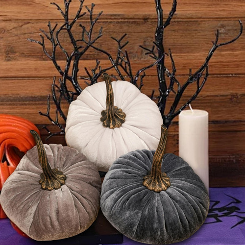 Conjunto De Calabazas Decorativas Para Estilo A