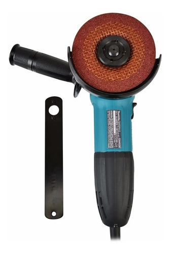 Esmeriladora angular Makita GA4530 color turquesa 720 W 120 V + accesorio