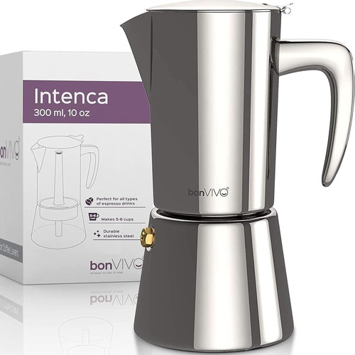 Bonvivo Intenca Stovetop Espresso Maker - Lujosa Cafetera It