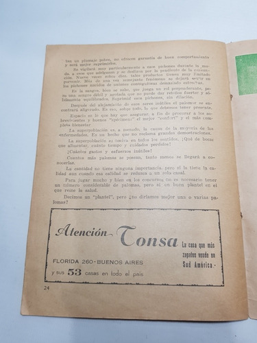 Imagen 7 de 9 de Antigua Revista Mundo Colombofilo N° 2 1951 Mag 57942