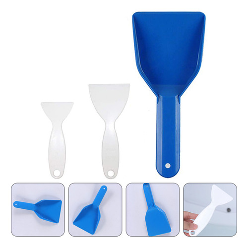 Pala Antihielo Bin Spatul Para Refrigeradores, 3 Unidades
