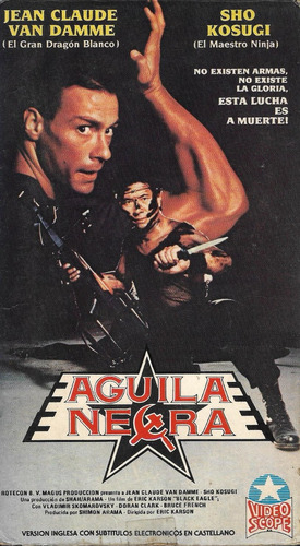 Aguila Negra Vhs Jean-claude Van Damme Video Scope