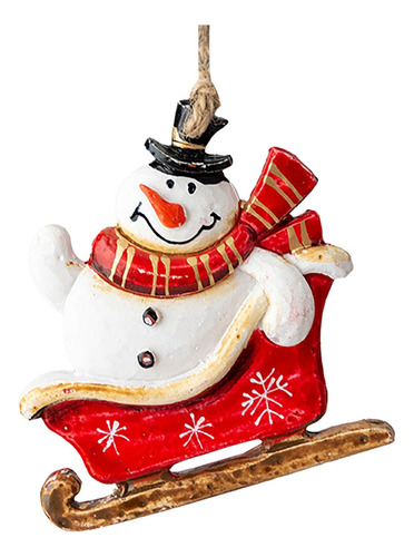 Colgante Pequeño De Resina Con Forma De Muñeco De Nieve Navi
