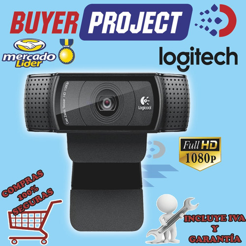 Imagen 4 de 7 de Webcam Camara Web Full Hd Logitech C920 Pro Con Microfono