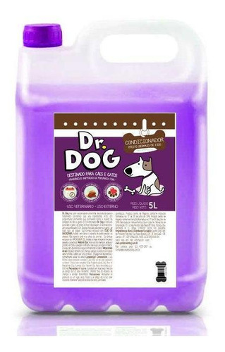 Condicionador Pet Dr. Dog 5l - Desmaio De Fios