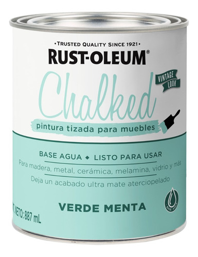 Pintura Tizada Verde Menta Ultra Mate Rust Oleum