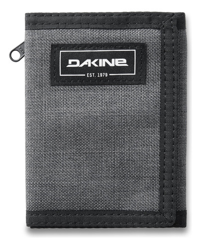 Dakine Vert Rail Tri-fold Wallet Para Hombre, Carbón, Talla 