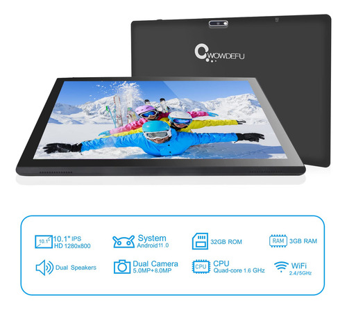 Tableta Cwowdefu: 3 Gb De Ram, Con Certificación Gms