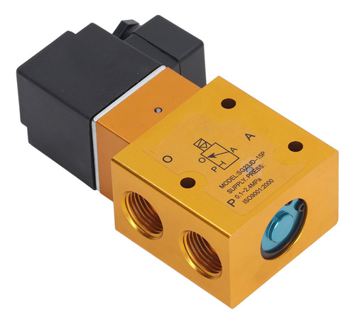 Válvula Solenoide De Aire G1/2in, 2 Posiciones, 3 Vías, 0.12