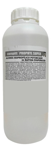 Alcohol Isopropilico Prophyl Super Rapida Evaporacion X 1l