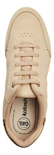Tênis Casual Feminino Em Couro Kolosh