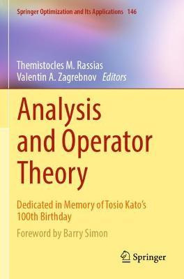 Libro Analysis And Operator Theory : Dedicated In Memory ...