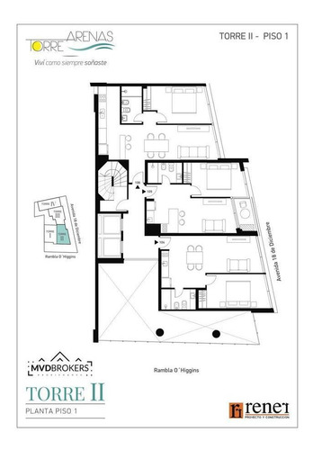 Imagen 23 de 27 de Torre Arenas T4 U715 | Venta Apartamento Monoambiente A Estrenar En Malvín Sur - Rambla - Premium - Full Amenities - Entrega Inmediata!