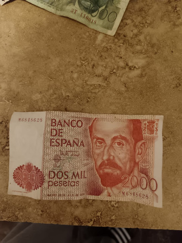Vendo Billetes Antiguos De España Y México 500 Pesos Y 2000 