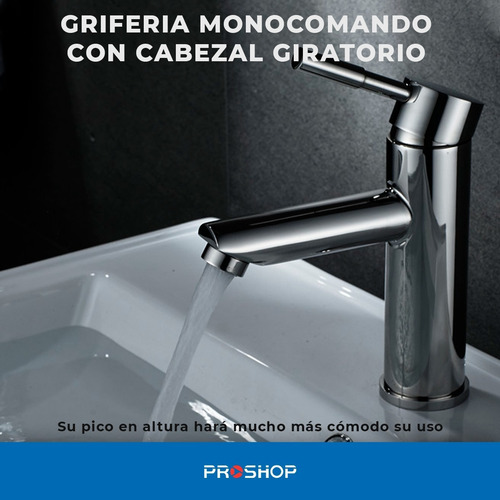 Imagen 9 de 10 de Canilla Grifería Baño Premium Bacha De Acero - Nero Original