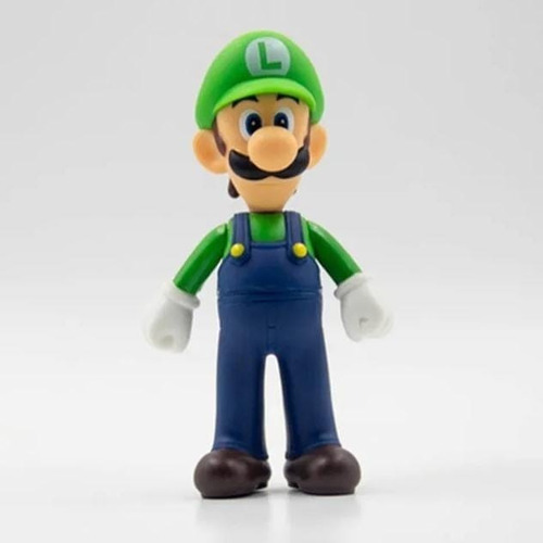 Luigi Figura De Colección De Super Mario Bros 14cm