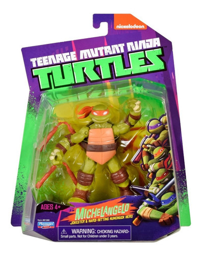 Figura Michelangelo Tortugas Ninja Teenage Edicion 2012 Tv