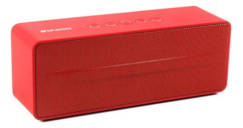 Parlante Portátil Top House 6 W Negro M67 Bluetooth Color Rojo