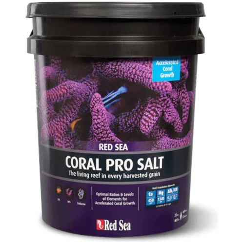 Sal Coral Pro 7kg Red Sea Balde Preto Rende Até 210 Litro