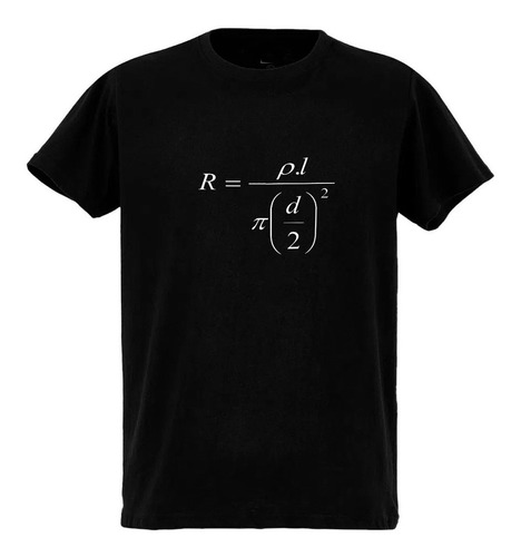 Camiseta T-shirt Formulas Matematicas Quimicas Fisicas R26