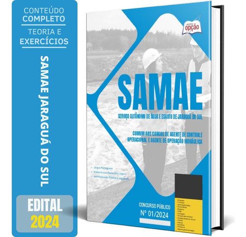 Apostila Samae Jaraguá Do Sul 2024 Comum Aos Cargos Agente