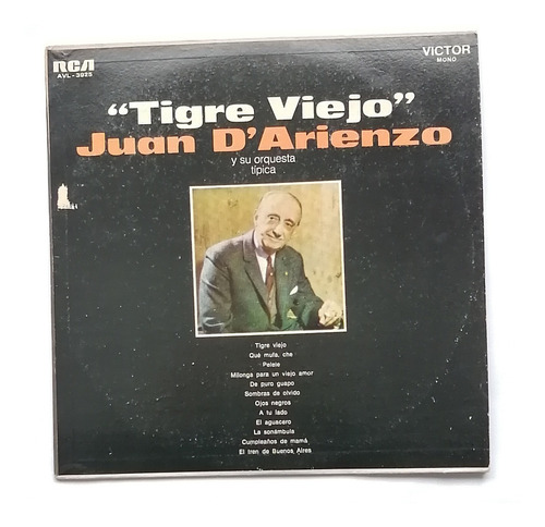 Juan D'arienzo -  Tigre Viejo ( L P Ed. Uruguay)