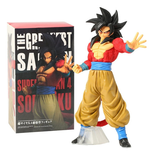 Figura De Dragon Ball Z Goku Ssj 3 Grande 30cm Coleccion