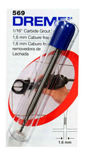 Dremel Broca Para Remoción De Juntas 1,6 Mm