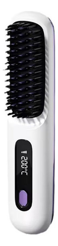 Cepillo Para Alisar El Cabello, Peine Rizador Eléctrico Port