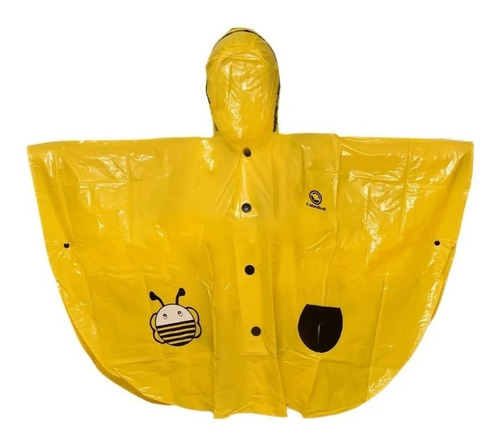 Poncho Impermeable Amarillo Abejita 