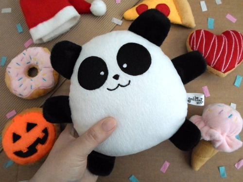 Panda Niño Peluche Nombre Personalizado Cumpleaños Fiesta