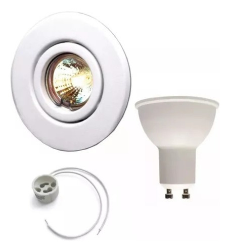 Spot Embutir Techo Luz Led Dicroica 7w Gu10 Dimerizable