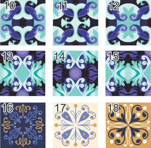 Vinilos Decorativos Para Azulejos 15x15cm Azulejos
