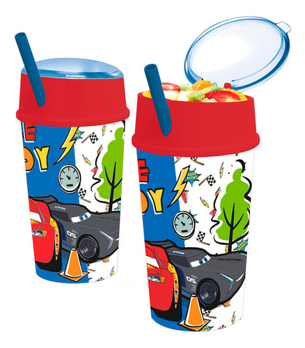 Vaso 400ml snack Cars